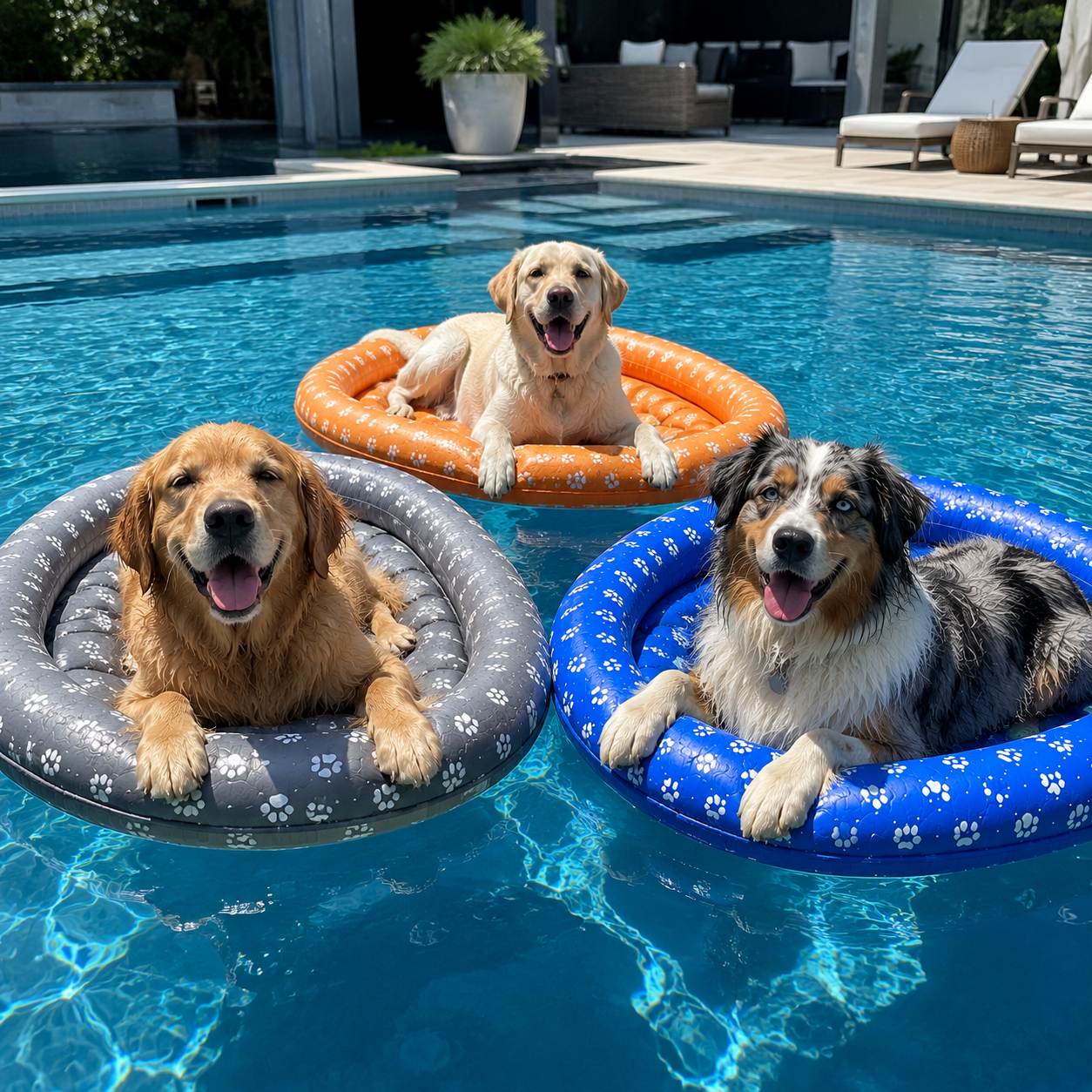 Paw Float - Pool Lounger