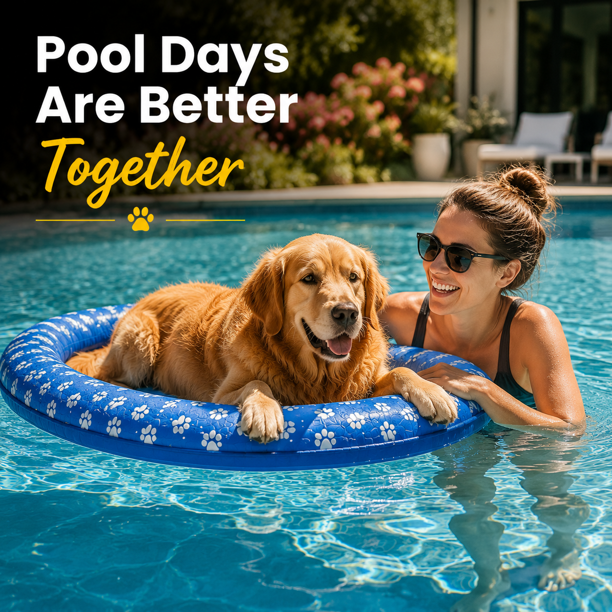 Paw Float - Pool Lounger